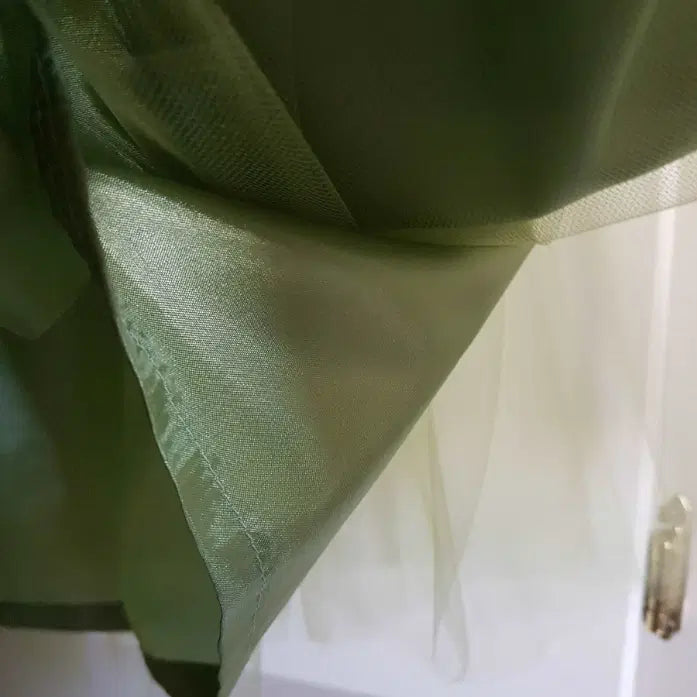 view of lining on a Sage Green Tutu Skirt image 2