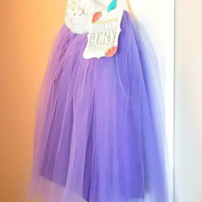 side view of Lavender Tutu Skirt image 2