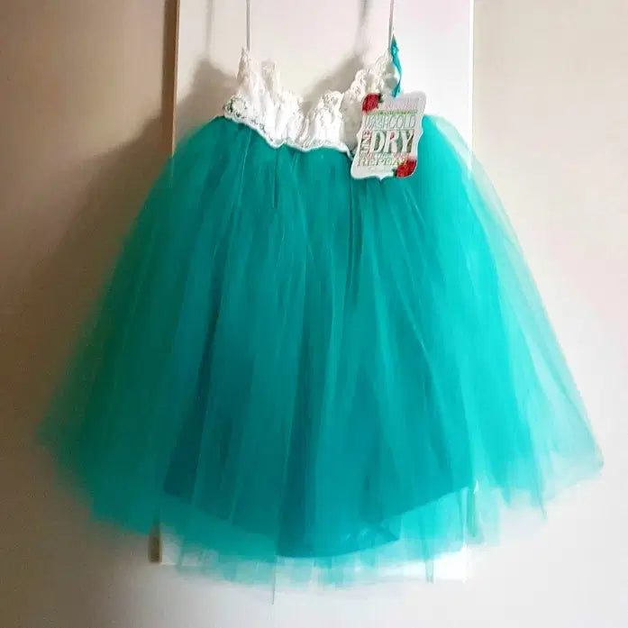 Teal green Tutu skirt for Kids image 0