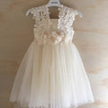 Ivory flower girl dress For Wedding image 0