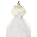 Ivory Fur Shawl for kids image 0