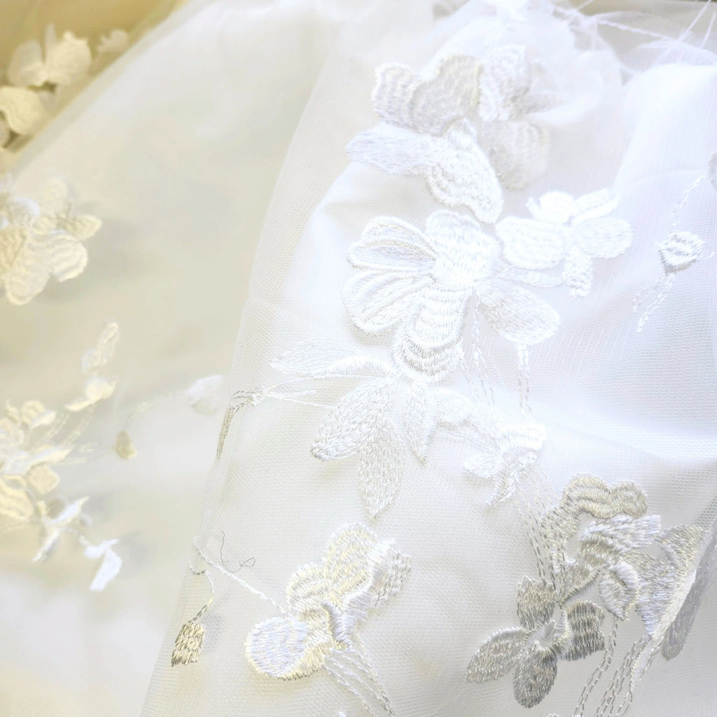 close up view of lace on Babydoll Flower Girl Dresses image 5