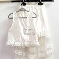 Silk Flower Girl Romper image 0