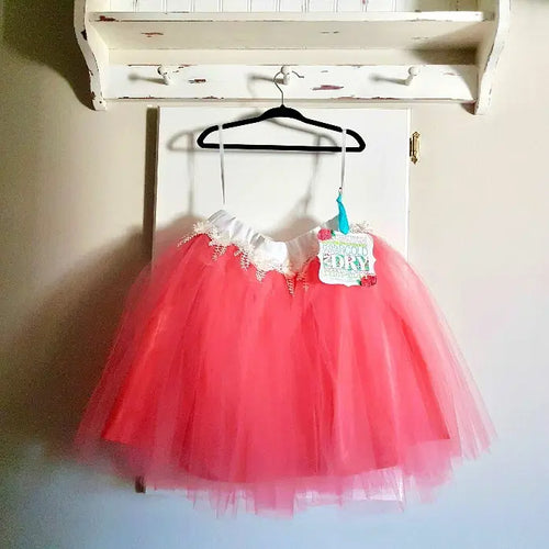 front view of Coral Tutu Skirt image 1