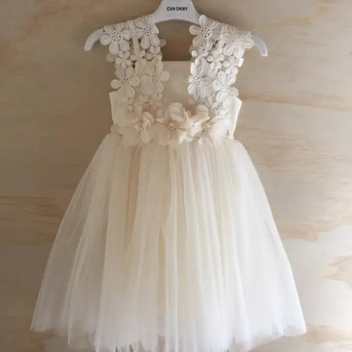 Boho Flower Girl Dress image 5