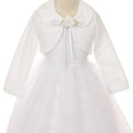 ivory bolero Flower Girl Cover Up image 0