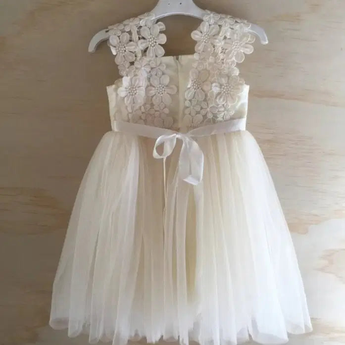 back view of Ivory Dress For Wedding image 1