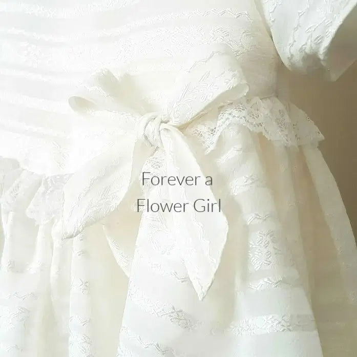 Baby Silk Flower Girl Dress image 1