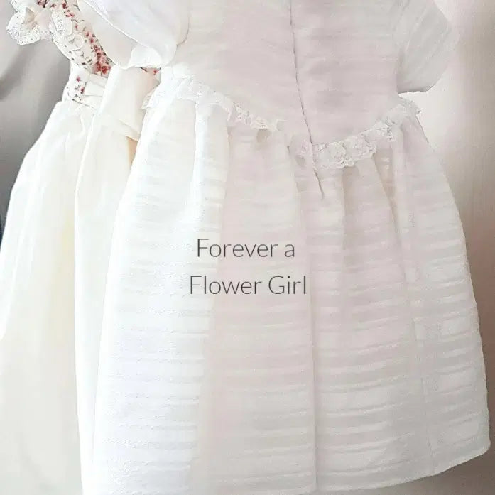 Baby Silk Flower Girl Dress image 4