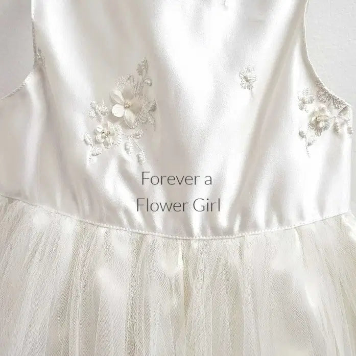 Silk Flower Girl Dress image 4