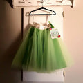 Green Tutu Skirt hanging on a hook image 0