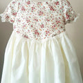 close up view of Cotton Flower Girl Dress image 0