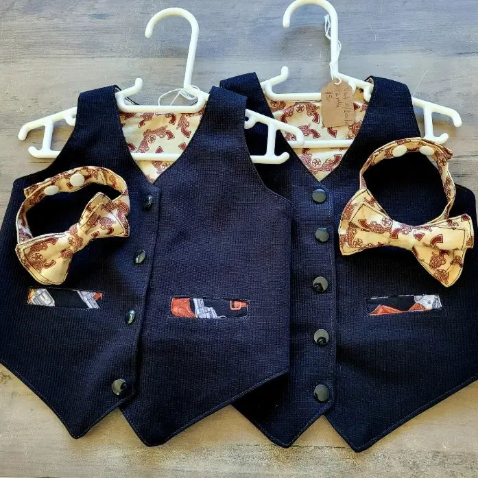 boys Ring Bearer Suits with matching bowtie image 0