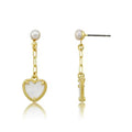 gold plated Flower Girl Earrings image 0