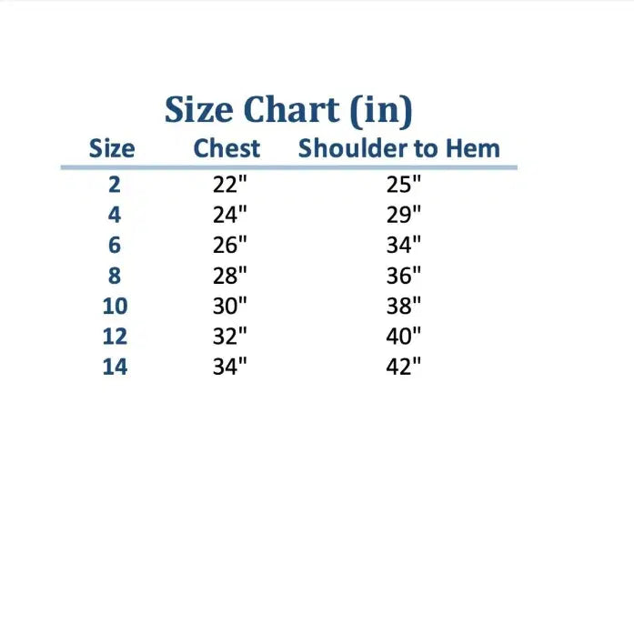 Size chart for Red flower girl Dress  image 3