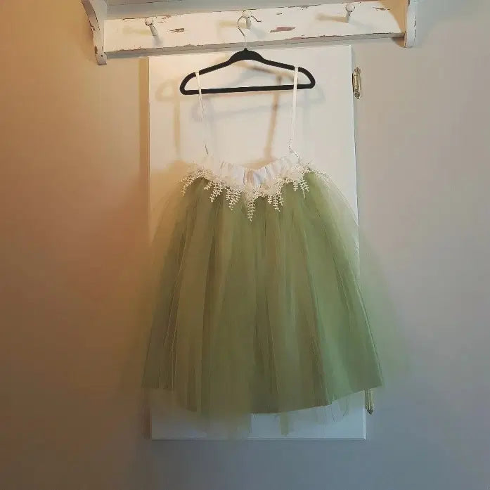 front view of Sage Green Tutu Skirt image 0