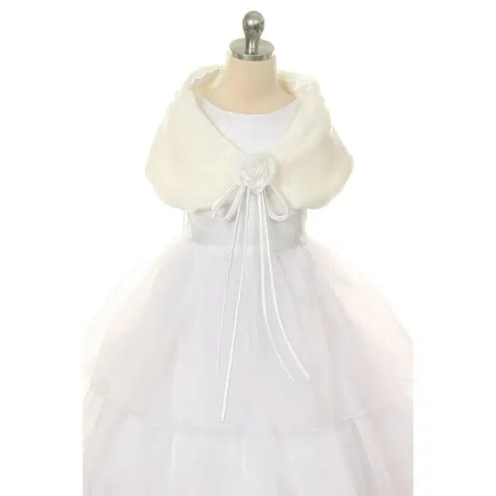 Ivory  Fur Shawl for kids image 1