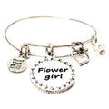 Flower girl Charm Bracelet  image 0
