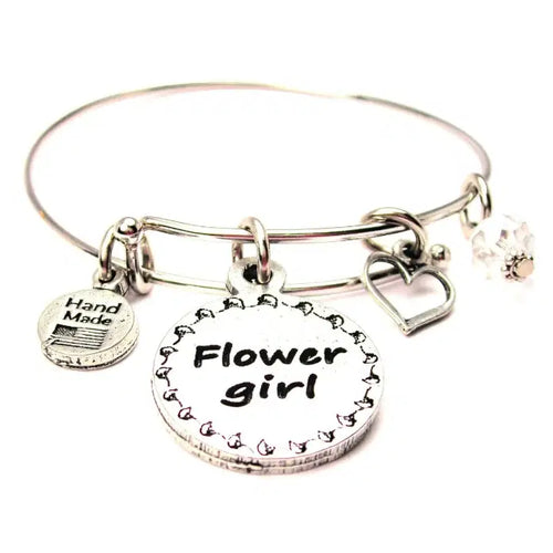 Flower girl Charm Bracelet  image 0