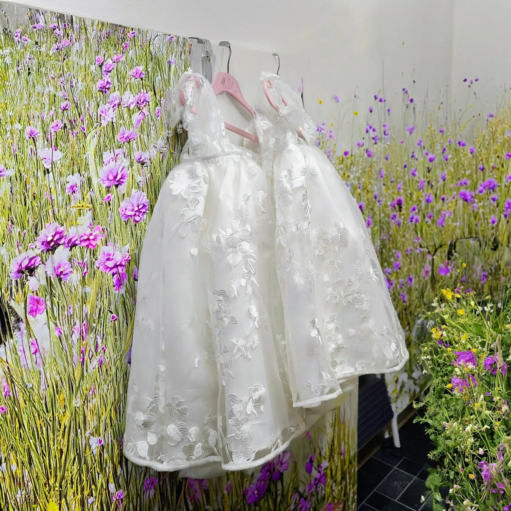 side view Babydoll Flower Girl Dresses image 12