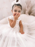 Ivory Lace Flower Girl Dresses - Forever a Flower Girl